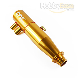 1/8 Golden Aluminum Adjustable Pipe