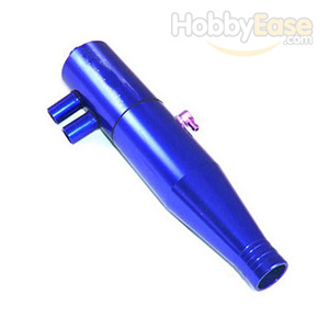 1/8 Blue Aluminum Adjustable Pipe