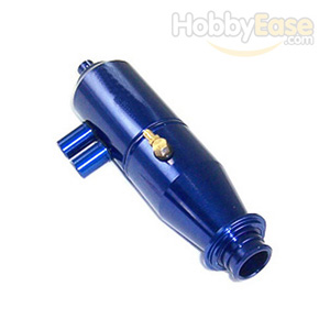 1/10 Blue Aluminum Adjustable Pipe - Type B