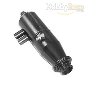 1/10 Black Aluminum Adjustable Pipe - Type B