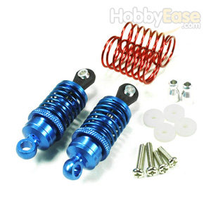 Blue Aluminum Shock Absorbers 2PCS(50mm)