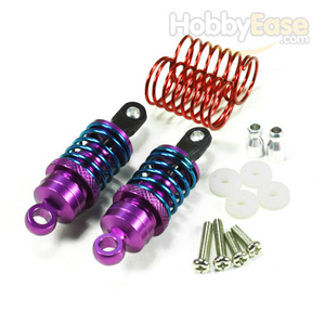 Purple Aluminum Shock Absorbers 2PCS(50mm)