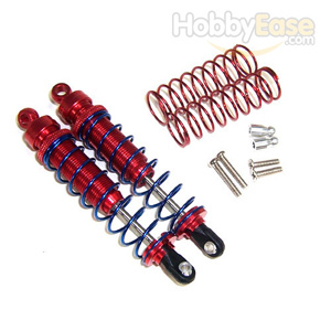 Red Aluminum Shocks Absorbers 2PCS(95mm)