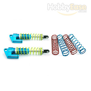 Blue Aluminum Shocks w/  Piggyback85mm 2PCS