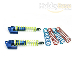 Navy-blue Aluminum Shocks w/  Piggyback 95mm 2PCS