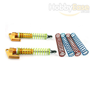 Golden Aluminum Shocks w/  Piggyback 110mm 2PCS