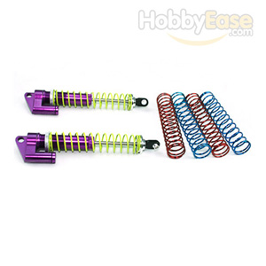 Purple Aluminum Shocks w/  Piggyback 110mm 2PCS