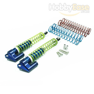 Navy-blue Aluminum Shocks w/  Piggyback 115mm 2PCS