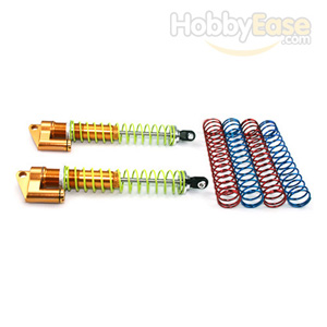 Golden Aluminum Shocks w/  Piggyback 120mm 2PCS