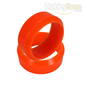 Orange 3 Degree Drift Tires 1 pair(1/10 Car)