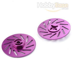 Purple Aluminum Wheel Adaptors w/ separate brake disc（Large）(2PCS)