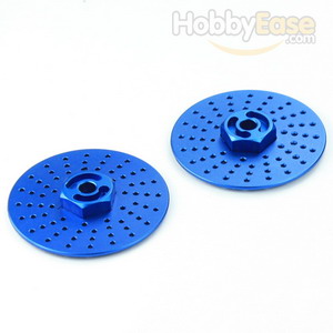 Blue Aluminum Wheel Adaptors w/ separate brake disc（Large）(2PCS)