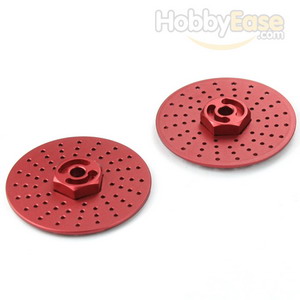 Red Aluminum Wheel Adaptors w/ separate brake disc（Large）(2PCS)