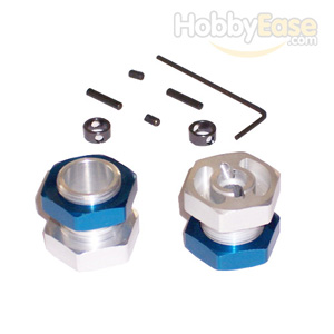 Blue Aluminum Wheel Adaptors