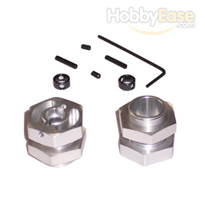 Silver Aluminum Wheel Adaptors