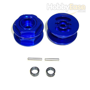 23mm Blue Aluminum Wheel Adaptors 1 Pair