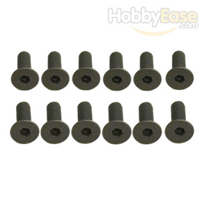 Countersunk Mechnical Screw(4*12) 12PCS