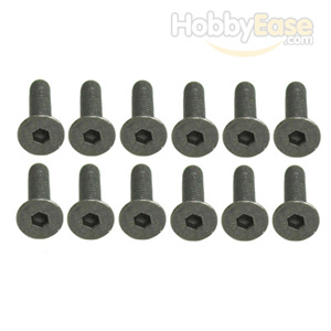 Countersunk Mechnical Screw(4*16) 12PCS