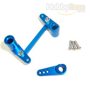 Blue Aluminum Steering Assembly