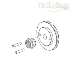 Engine flywheel w/nut & pin(For LEO engine)