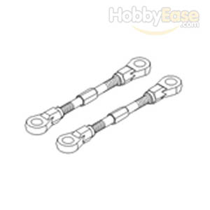 Rear tie rod 2pcs