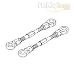 Rear tie rod 2pcs