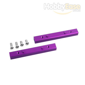 Savage Purple Aluminum Front and Rear Chassis Mount