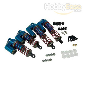 DF-03 Blue Aluminum Shock Absorbers w/Piggy Back(1 Set)