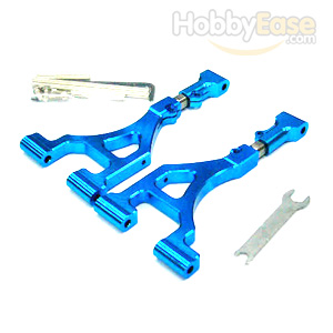 LST Blue Aluminum Upper Arms with Titanium Rods (Front/Rear)