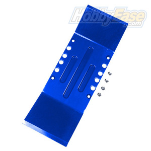 T-MAXX Blue Aluminum Center Skid Plate