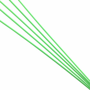 Fluorescent Green Antenna Pipe w/ Cap[Ø3.15*Ø1.7*380mm]-5PCS