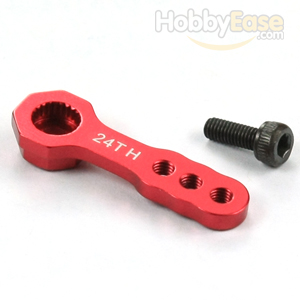 Red Aluminum Light Weight 24T Heavy Duty Servo Arm for HITEC Servo