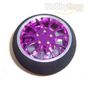 Purple Aluminum Pistol Transmitter Steering Wheel[10 Y-spoke]