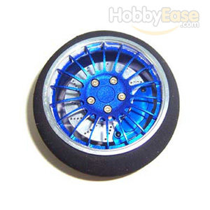 Blue Aluminum Pistol Transmitter Steering Wheel[18 spoke]