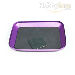 Purple Aluminum Magnetic Tray