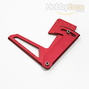 Red Aluminum Camber Gauge