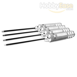 Silver Knurling Hexagon Wrench Set mm(1.5mm, 2.0mm, 2.5mm, 3.0mm)