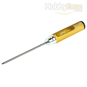 2.5mm*100mm Golden Knurling Hexagon Wrench