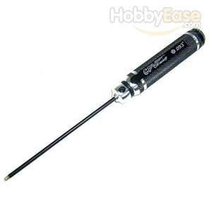 Ball Hex Wrench - Black, 3/32in*120mm w/Alum Cap