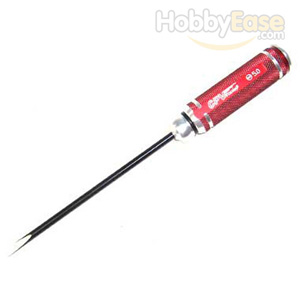 Slotted Screwdriver -　Red, 5.0*150mm
