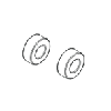 Ball bearing 5*10*4mm 2pcs [30073]