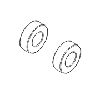 Ball bearing 6*12*4mm 2pcs [30074]