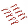 Red Small-ring Body Clips 10PCS