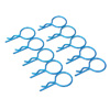 Blue Large-ring Body Clips 10PCS