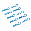 Blue 20° Small-ring Boby Clips 10PCS [59903B]