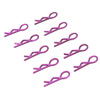 Purple 20° Small-ring Boby Clips 10PCS