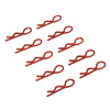 Red 20&deg; Small-ring Boby Clips 10PCS