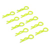 Yellow 20° Small-ring Boby Clips 10PCS