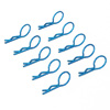 Blue 20° Medium-ring Boby Clips 10PCS [59905B]