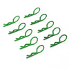 Green 20&deg; Medium-ring Boby Clips 10PCS